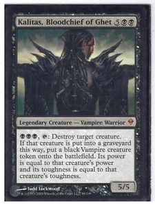 Magic: The Gathering MTG Kalitas, Bloodchief of Ghet - Zendikar - Near-Mint/NM!! - Picture 1 of 1
