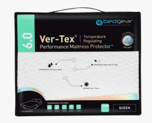 New Bedgear Ver-Tex Advanced Cooling Performance Mattress Protector (Size:Queen)