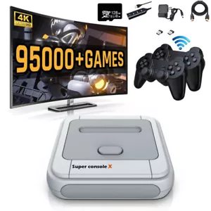 Super Console X Retro Video Game Console Built in 95,000+ Classic Games Emulator - Picture 1 of 8