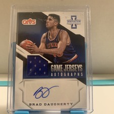 2013-14 Panini Innovation Game Jerseys Auto 7/199 Brad Daugherty #44 Auto