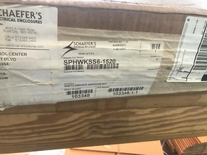 SCHAEFER SPHWKSS6-1520 HINGED WINDOW KIT 316SS 20"X27.75"X2.6" NEMA 4/12 *NEW!* - Picture 1 of 6