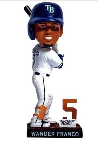 Wander Franco Tampa Bay Rays Bobblehead Stadium Giveaway 7/16/2022 New In Box Cover