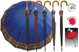 Ombrello da Pioggia Automatico Multistecche Vari Colori - Foto 1 di 1