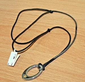 MORELLATO Designer Halskette - Italien - Edelstahl/Gold - Baumwollband - Neu - Bild 1 von 6