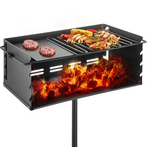VEVOR 61 x 40.6 cm BBQ Charcoal Grill Portable Outdoor Camping Barbecue - Picture 1 of 12