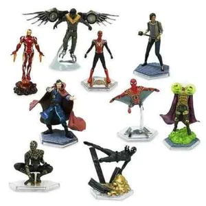 Disney Marvel Studios Spider-Man: No Way Home Deluxe 9 Pieces Figure Playset NEW - Picture 1 of 2