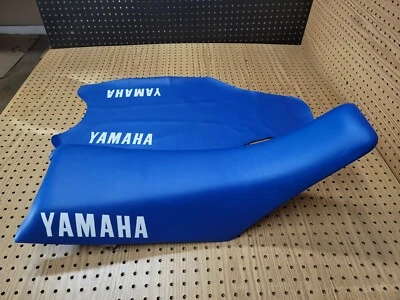 YAMAHA YZ125 YZ250 SEAT COVER 1989 MODEL SEAT COVER (BLUE) (Y-168) - Image 1 of 4