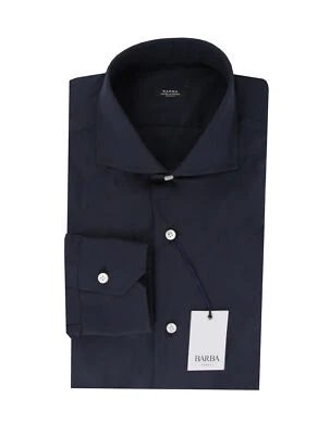 Barba Napoli Midnight Navy Blue Shirt - Extra Slim - (BN9122318) - Image 1 of 4
