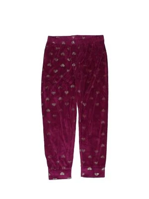The Children's Place Girls Pink Velour Pants 7 - Image 1 of 2