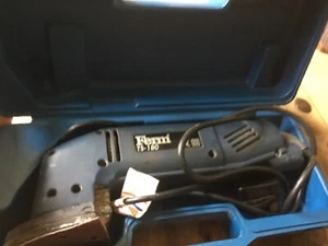 Ferm TS-180K Blue Corded Handheld 180W Detail Triangular Sander w/ Carrying Case - Picture 1 of 9