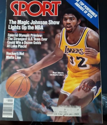 February 1980 Sport Magazine (Magic Johnson Cover) near mint  (see scan) - Image 1 of 2