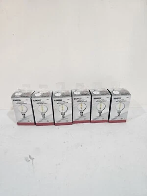 6-Pack Satco S9871 S21204 120V G16.5 LED Candelabra Base 3.5 Watt Bulb - Image 1 of 4