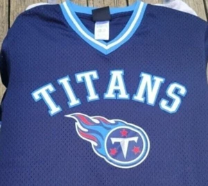 New Tennessee Titians Youth Boys Jersey Size 14/16 Blue - Picture 1 of 5