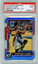 POP 3! None Higher 2015-16 Donruss Inspirations Die-Cut Stephen Curry /70 PSA 9