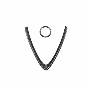 Per 2017-2020 Alfa Romeo Stelvio ABS Fibra di Carbonio Forma V Set Telaio Copertura Griglia - Foto 1 di 10