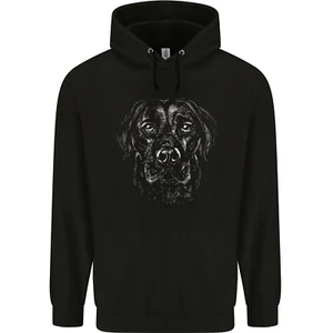 Monchrome Labrador Dog Childrens Kids Hoodie - Picture 1 of 3