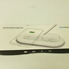 FutureCharger Dual Fast Wireless Charging Pad - White