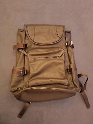 Rucksack Braun Kunstleder - Bild 1 von 2