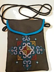 Hippie Crossbody Geldbörse Geldbeutel Tasche 8”x 6” - Bild 1 von 4