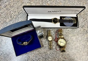 LOT Non Running Watches Burgi Wittnauer Brooks Pulsar Movado - Picture 1 of 15