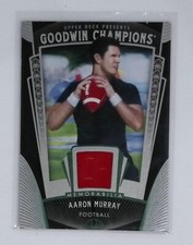 2015 Upper Deck Goodwin Champions Football Patch Aaron Murray #M-AM