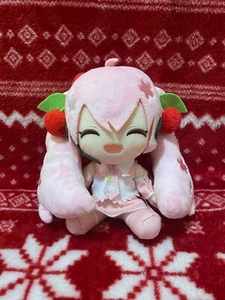 Vocaloid Sakura Miku Smiling Plush - Picture 1 of 2