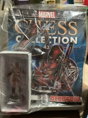 FIGURA PEÓN BLANCO EAGLEMOSS DEADPOOL #43 COLECCIÓN AJEDREZ SELLADA Foto 1 de 4