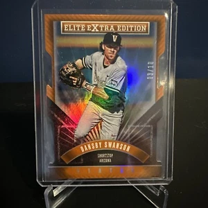 2015 Panini Elite Extra Edition #2 Dansby Swanson Status Orange Die- Cut /10 - Picture 1 of 8