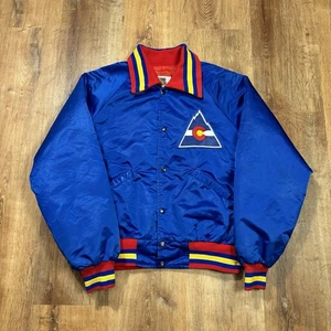 Vintage Starter Colorado Rockies Satin Jacke Herren XL NHL 80s Hockey Bomber - Bild 1 von 7