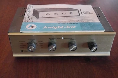 Vintage Audio KNIGHT KG-250 Stereo Tube Kit Amplifier - 6BM8 ECL82 - Image 1 of 4