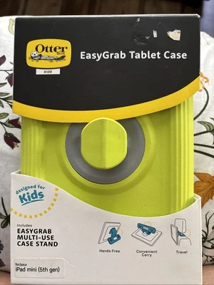 OtterBox EasyGrab Tablet Case iPad Mini (5th Gen) Lime Green NEW - Image 1 of 2