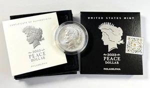 2023-P Peace Silber Dollar, Philadelphia Mint - U.S. Mint OGP - Neu - Bild 1 von 4
