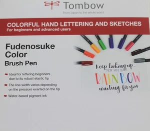 Tombow - Fudenosuke Color Brush Pen 9 colores diferentes - Imagen 1 de 16