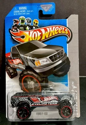 Hot Wheels 2013 Ford F-150 Pickup Truck - HW City- Black, OR5SP tires - American - Image 1 of 3