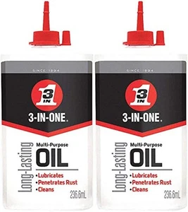 3-IN-ONE 10038 Olio Multiuso 8 oz (Confezione da 2) - Foto 1 di 2