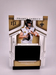 Derek Carr /49 JUMBO PATCH 2024 Panini National Treasures NFL New Orleans Saints - Picture 1 of 2