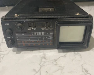 Vintage Realistic 16-103A Portavision Micro-TV & AM/FM Radio mit Koffer UNGETESTET - Bild 1 von 5