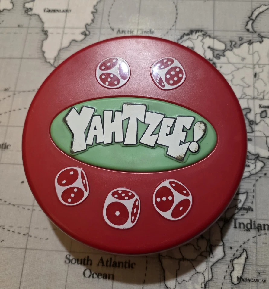 Yahtzee Travel Edition Dice Game By Hasbro With Portable Arena  - Image 1 of 4