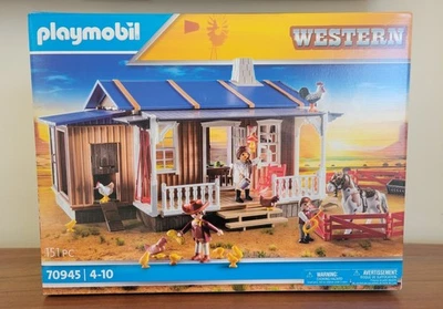 Playmobil 70945 Western Ranch NEW some box damage - Image 1 of 4