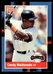 1988 Donruss Candy Maldonado #391 San Francisco Giants - Picture 1 of 2