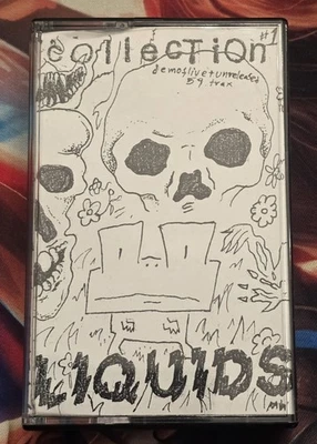 Liquids Collection #1 Demos Live Unreleased 59 Trax NWI Punk Cassette Tape Rare Foto 1 de 4