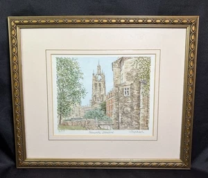 Newcastle Cathedral- Philip Glyn Martin Signed Limited Ed Print Framed 74/850 - Picture 1 of 22