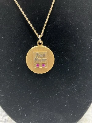 Collar Tienda FRED MYERS Oro 1/20 12k con dos piedras preciosas Foto 1 de 4