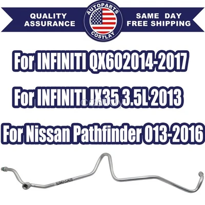 Para INFINITI QX60 2014-2017 924403JA0B NUEVO AC Tubo de Alta Presión Enfriador Delantero Foto 1 de 4