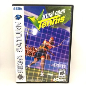 Sega Saturn Virtual Open Tennis (Sega Saturn, 1996) Replacement Case & Artwork