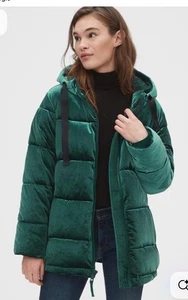 Giacca imbottita in velluto verde Gap XXL - Foto 1 di 6