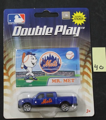 SEALED New York Mets MLB F-150 Ford Pickup Truck W/Team Sticker Double Play (40 - Image 1 of 2