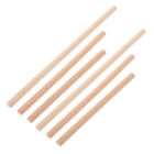 6 Pcs Tapestry DIY Rods Round Weaving Sticks Wooden to Weave