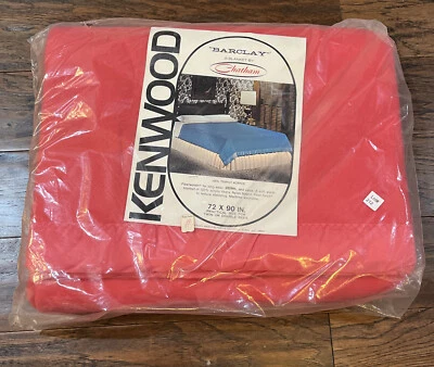 Manta Acrílica Chatham Barclays Rosa Vintage Borde Satinado Kenwood 72x90 Nueva de Lote Antiguo Foto 1 de 4