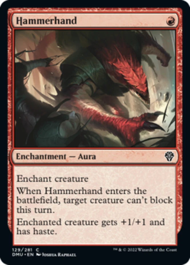 x4 Hammerhand C MTG Dominaria United M/NM, English - Image 1 of 1